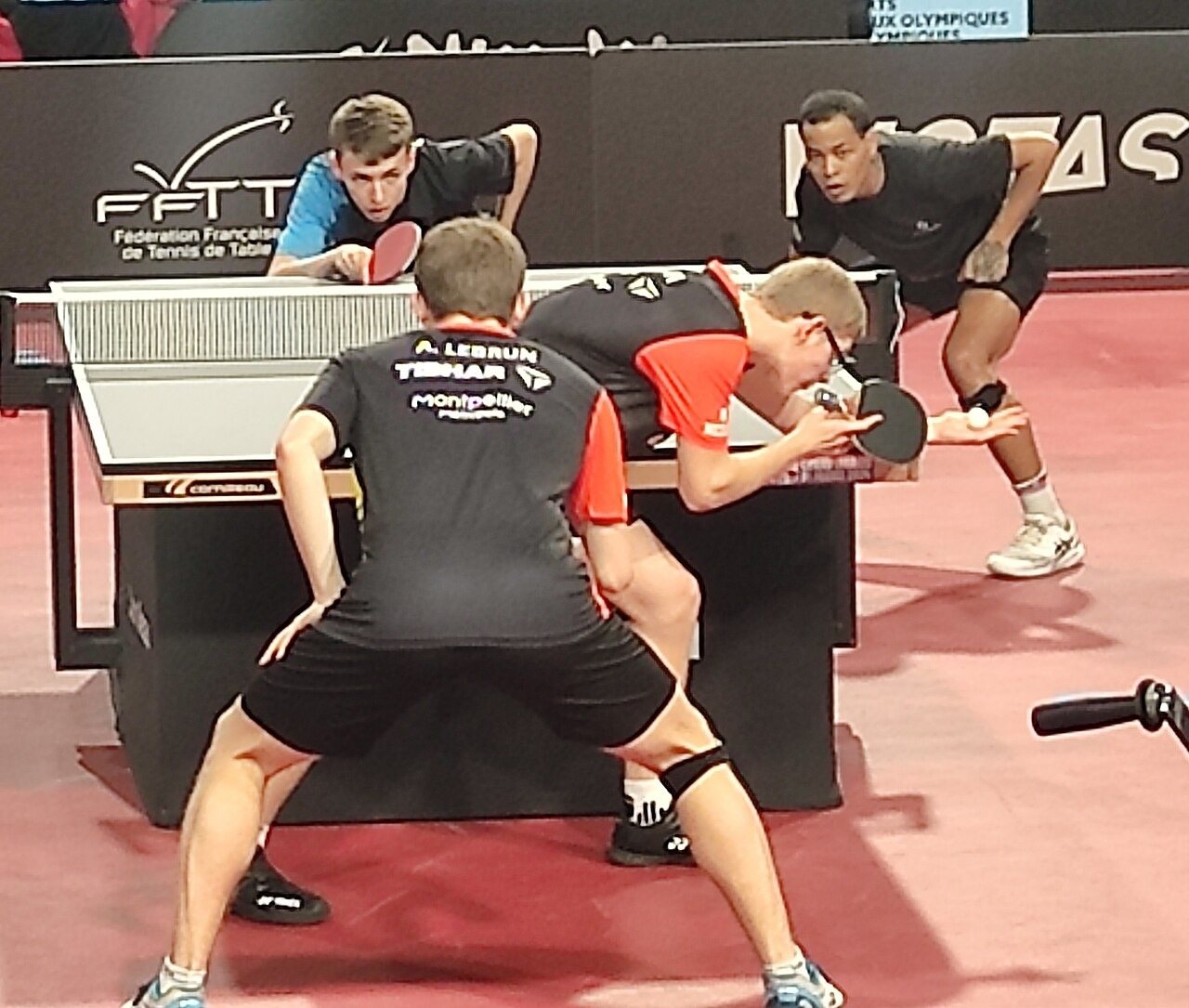 Double messieurs aux championnats de France 2024 avec les frères Lebrun.