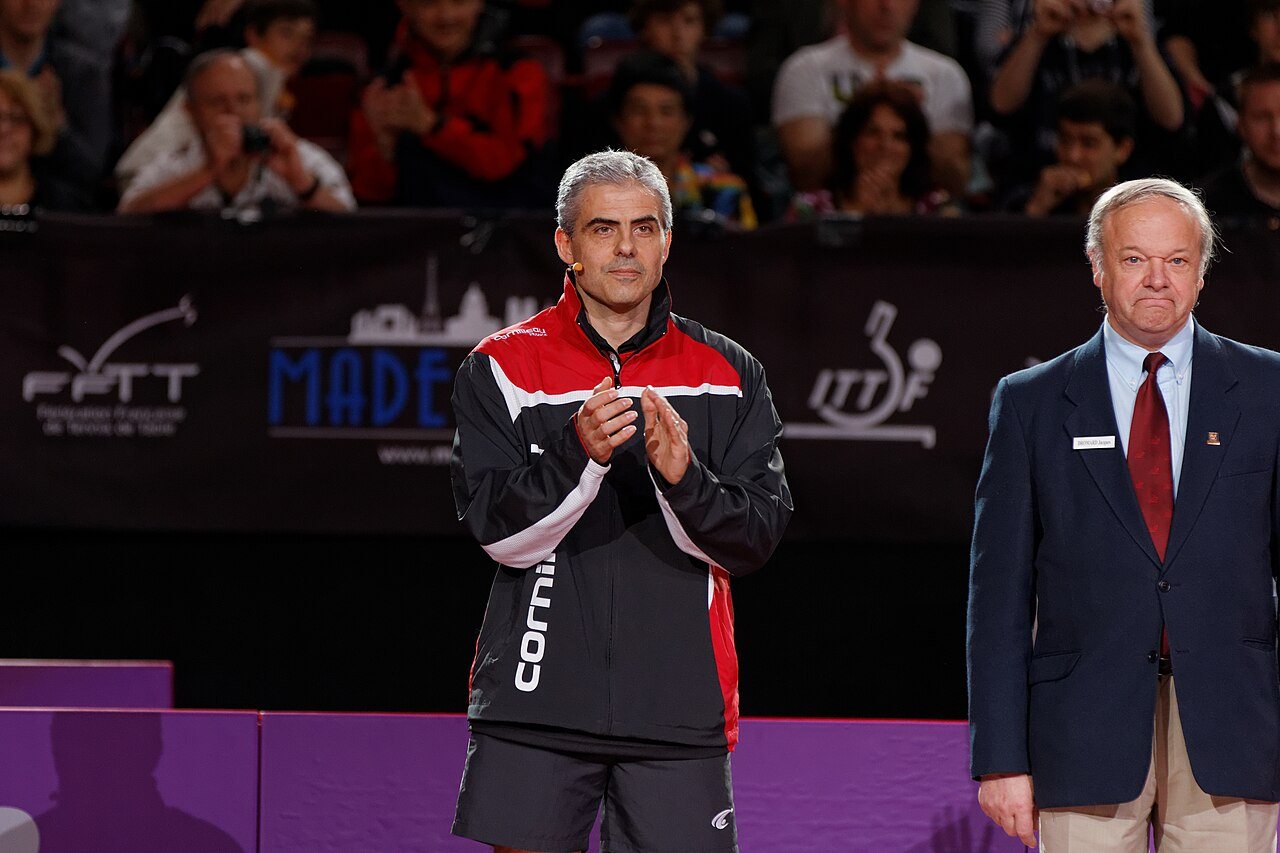 Jean-Philippe Gatien lors des championnats du monde de Paris en 2013.