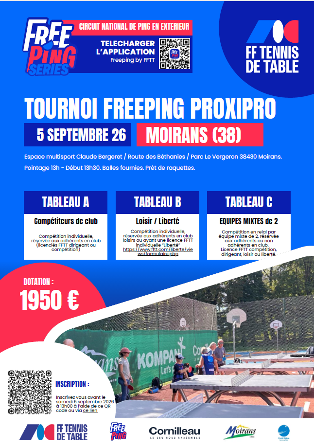 Tournoi Extérieur Freeping Series