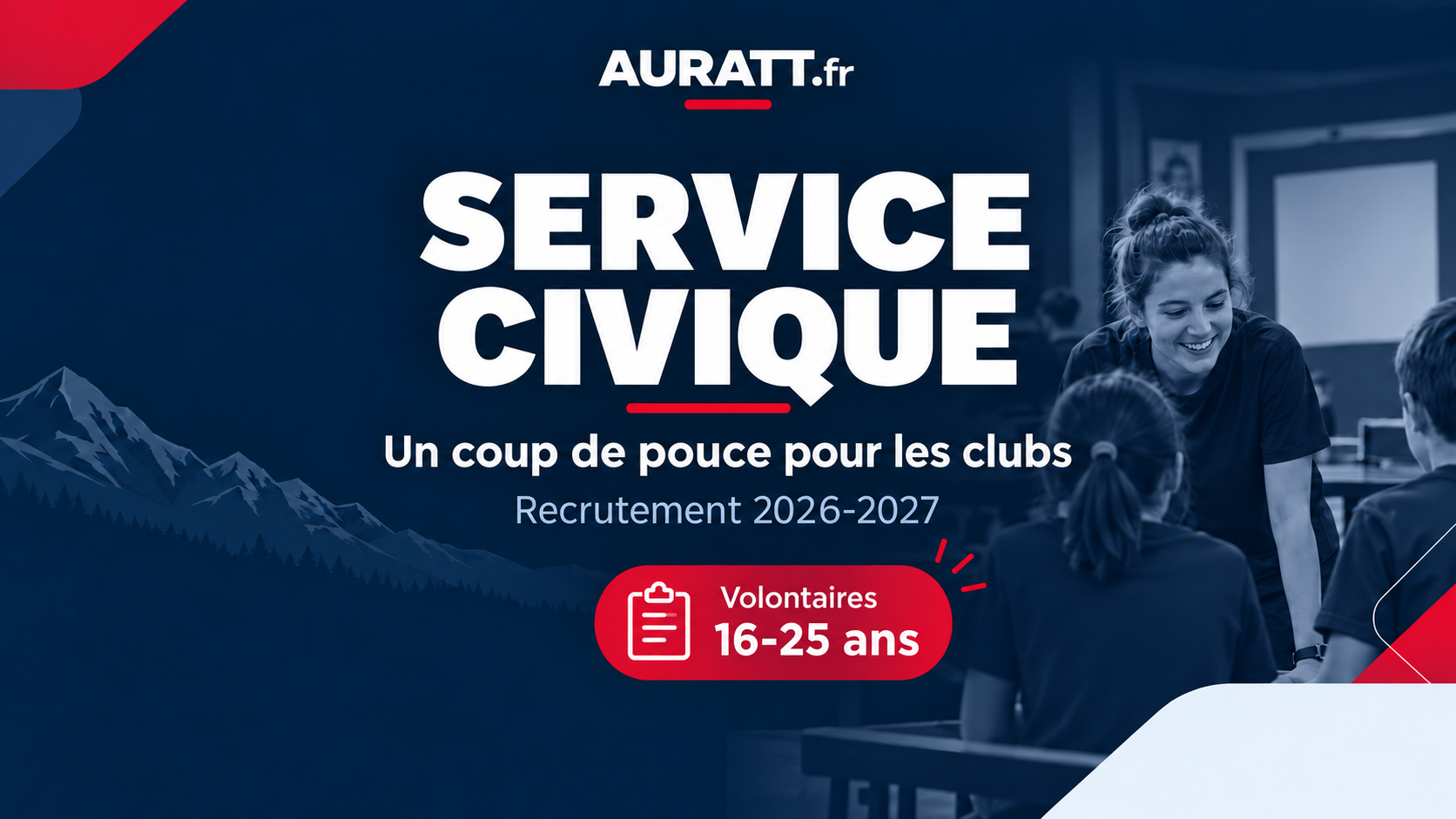 Service Civique : une opportunité à connaître pour les clubs de tennis de table